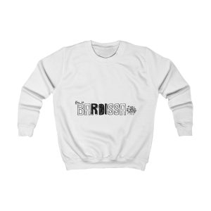 Sudadera infantil - Blanco artico - Flor de bardissa