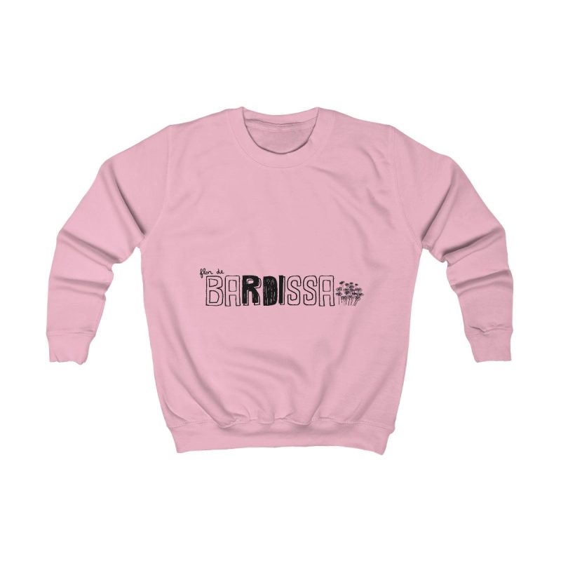 Sudadera infantil - Rosa bebe - Flor de bardissa