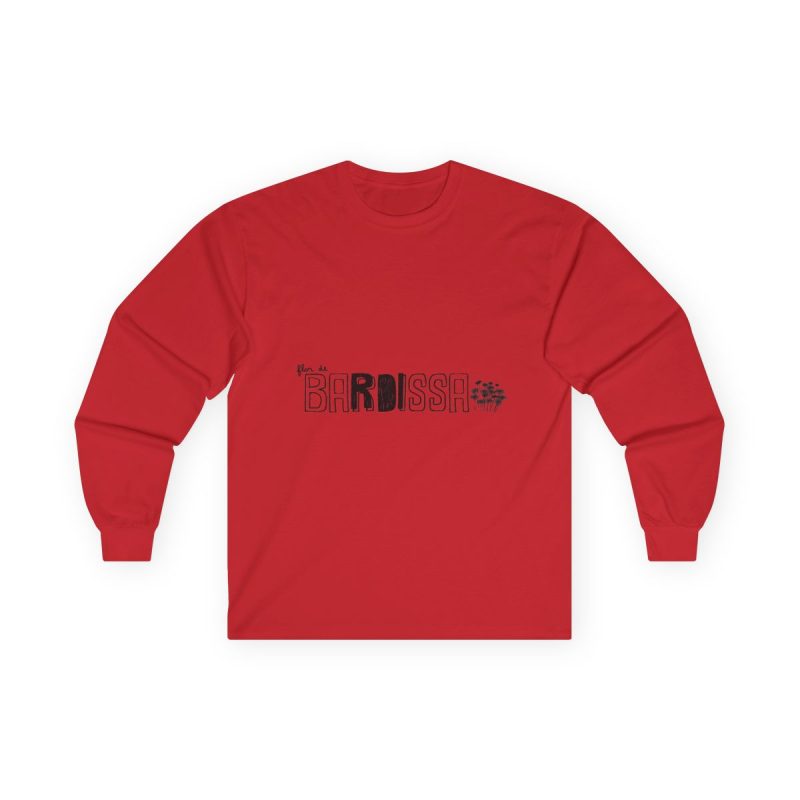 Camiseta manga larga - Rojo - Flor de bardissa Camiseta manga larga - Rojo - Flor de bardissa