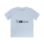 Camiseta infantil Softstyle - Azul claro - Flor de bardissa