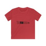 Camiseta infantil Softstyle - Rojo - Flor de bardissa