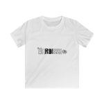 Camiseta infantil Softstyle - Blanco - Flor de bardissa