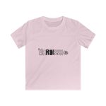 Camiseta infantil Softstyle - Rosa claro - Flor de bardissa