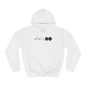 Sudadera universitaria - Blanco artico - Camiseta unisex «Ara va de BÓ»