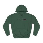 Sudadera universitaria - Verde botella - Camiseta unisex «Ara va de BÓ»
