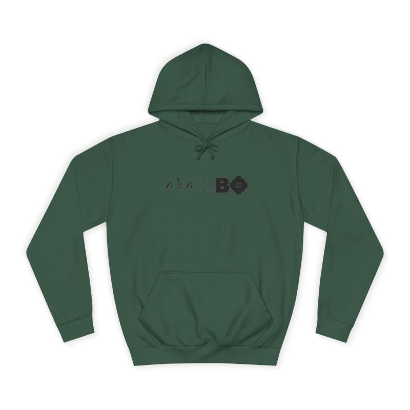 Sudadera universitaria - Verde botella - Camiseta unisex «Ara va de BÓ»