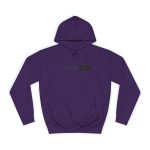 Sudadera universitaria - Morado - Camiseta unisex «Ara va de BÓ»