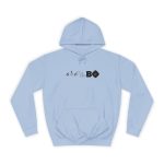 Sudadera universitaria - Azul cielo - Camiseta unisex «Ara va de BÓ»