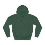 Sudadera universitaria - Verde botella - Flor de bardissa Sudadera universitaria - Verde botella - Flor de bardissa