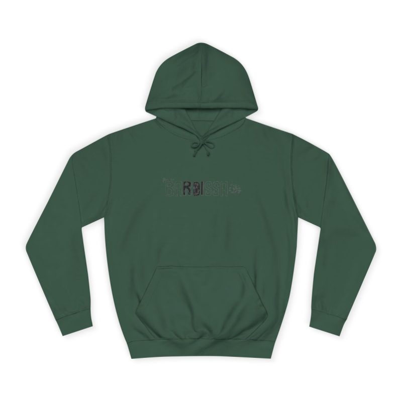 Sudadera universitaria - Verde botella - Flor de bardissa