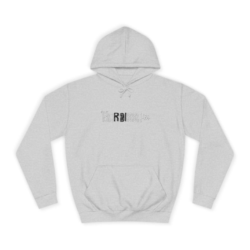 Sudadera universitaria - Gris jaspeado claro - Flor de bardissa
