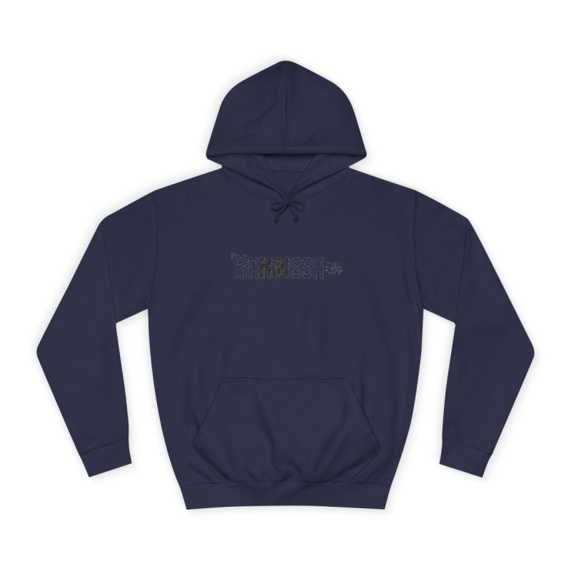 Sudadera universitaria - Azul marino Oxford - Flor de bardissa