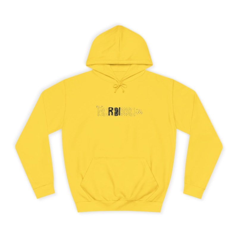 Sudadera universitaria - Amarillo sol - Flor de bardissa
