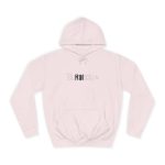 Sudadera universitaria - Rosa bebe - Flor de bardissa Sudadera universitaria - Rosa bebe - Flor de bardissa