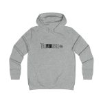 Sudadera universitaria mujer - Gris jaspeado claro - Flor de bardissa