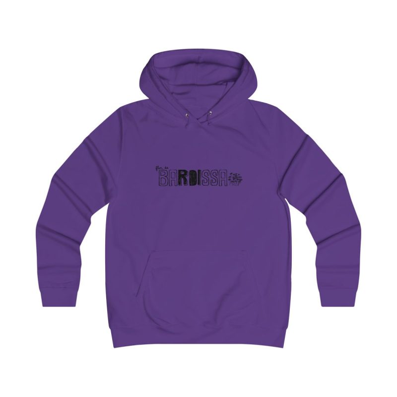 Sudadera universitaria mujer - Morado - Flor de bardissa