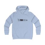 Sudadera universitaria mujer - Azul cielo - Flor de bardissa