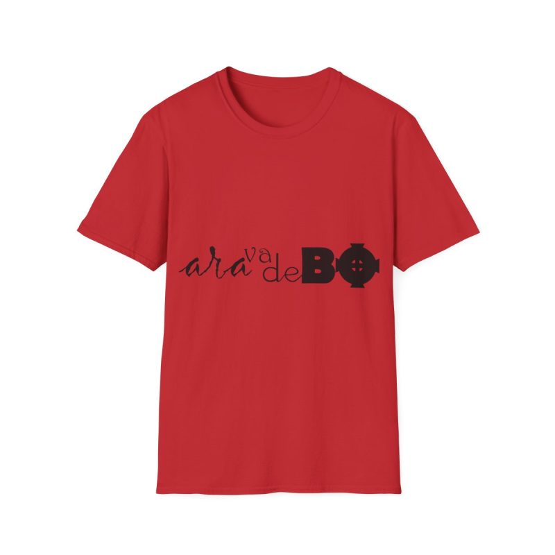 Camiseta Softstyle - Rojo - Camiseta unisex «Ara va de BÓ»
