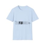 Camiseta Softstyle - Azul claro - Flor de bardissa Camiseta Softstyle - Azul claro - Flor de bardissa