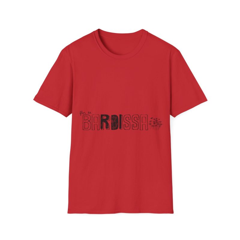 Camiseta Softstyle - Rojo - Flor de bardissa