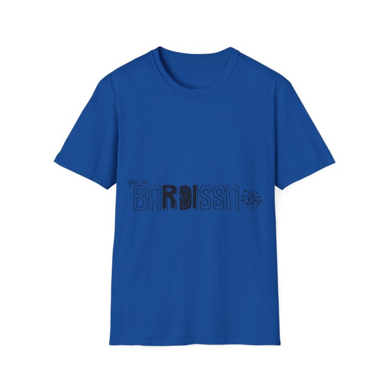 Camiseta Softstyle - Azul royal - Flor de bardissa