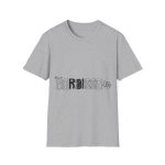 Camiseta Softstyle - Gris deportivo - Flor de bardissa Camiseta Softstyle - Gris deportivo - Flor de bardissa