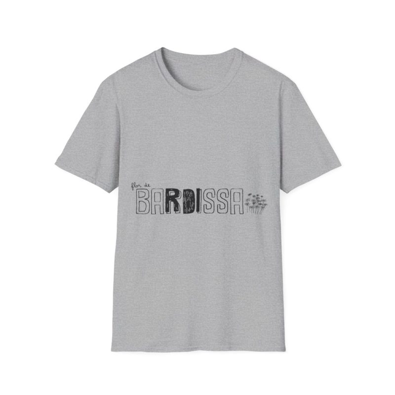 Camiseta Softstyle - Gris deportivo - Flor de bardissa