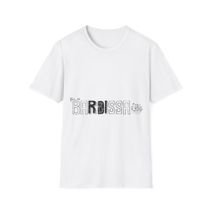 Camiseta Softstyle - Blanco - Flor de bardissa