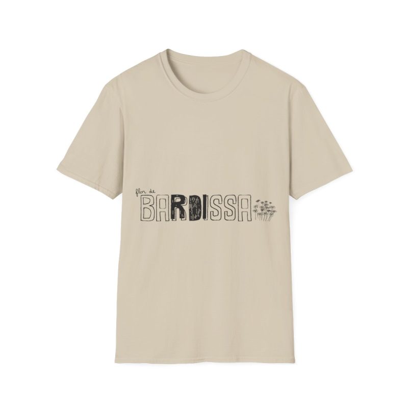 Camiseta Softstyle - Arena - Flor de bardissa
