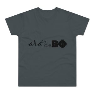 Camiseta hombre punto liso - Gris oscuro - Camiseta unisex «Ara va de BÓ»