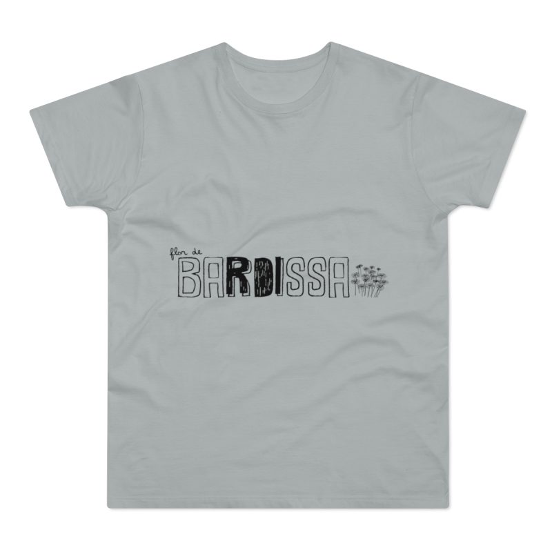 Camiseta hombre punto liso - Gris Pacifico - Flor de bardissa