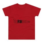 Camiseta hombre punto liso - Rojo - Flor de bardissa