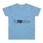 Camiseta hombre punto liso - Azul cielo - Flor de bardissa