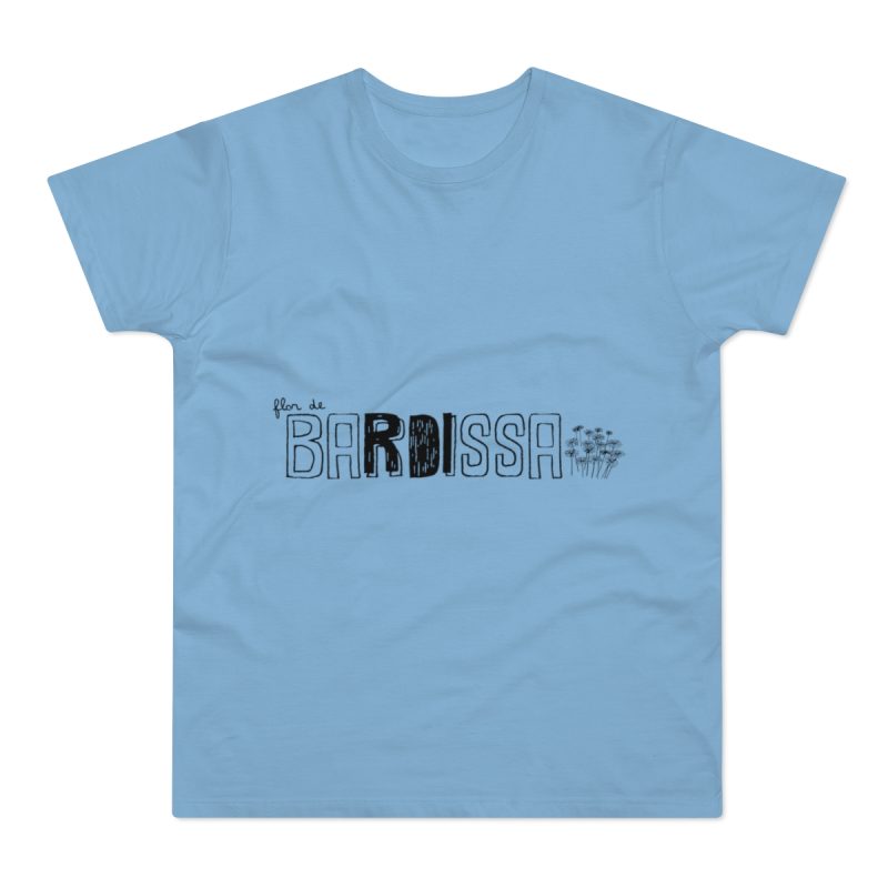 Camiseta hombre punto liso - Azul cielo - Flor de bardissa