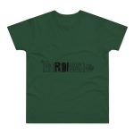 Camiseta hombre punto liso - Verde botella - Flor de bardissa
