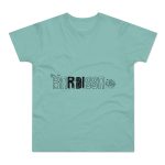 Camiseta hombre punto liso - Verde menta - Flor de bardissa