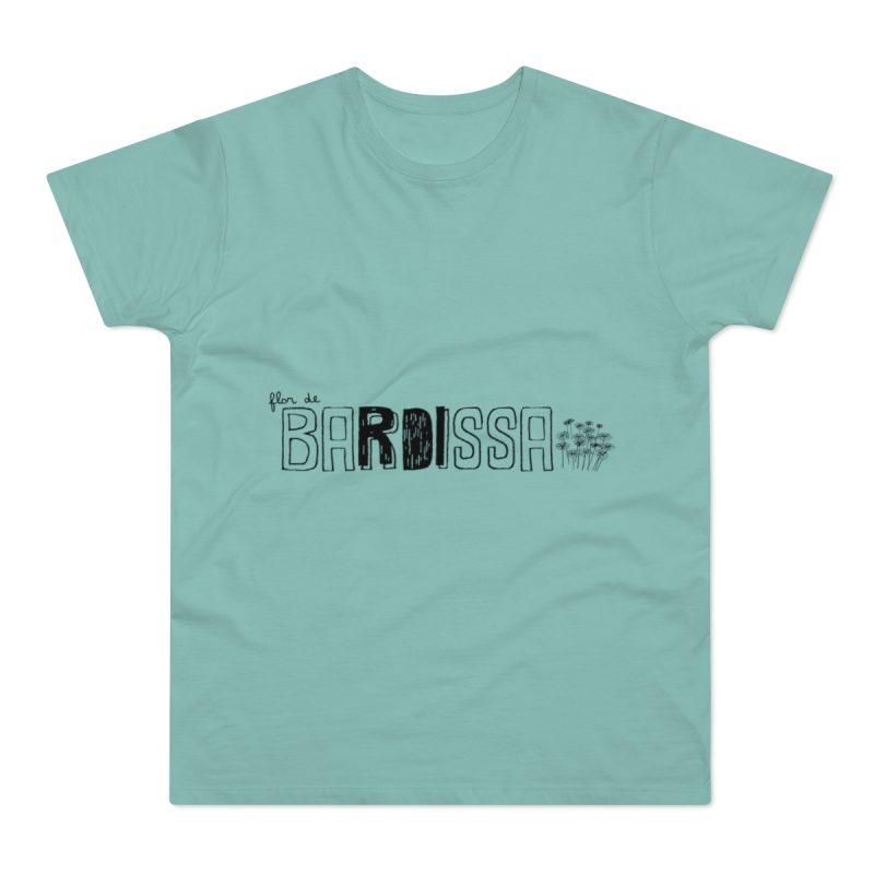 Camiseta hombre punto liso - Verde menta - Flor de bardissa