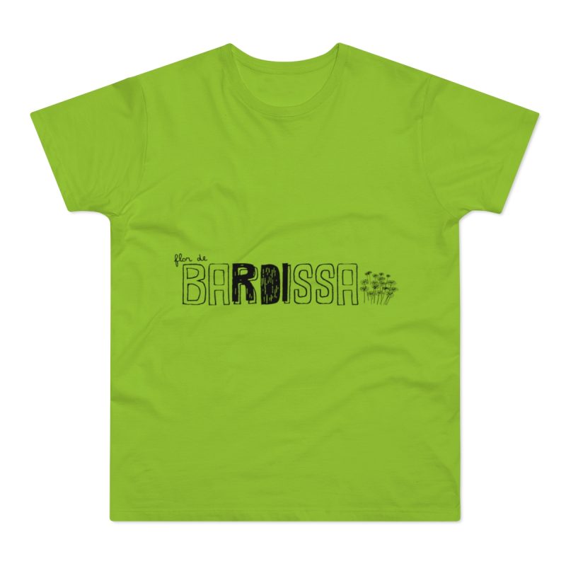 Camiseta hombre punto liso - Verde orquidea - Flor de bardissa