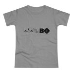 Camiseta mujer punto liso - Gris deportivo jaspeado - Camiseta unisex «Ara va de BÓ»