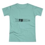 Camiseta mujer punto liso - Verde menta - Flor de bardissa