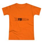 Camiseta mujer punto liso - Naranja - Flor de bardissa