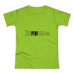 Camiseta mujer punto liso - Verde orquidea - Flor de bardissa