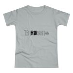 Camiseta mujer punto liso - Gris Pacifico - Flor de bardissa