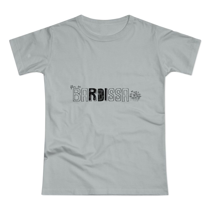 Camiseta mujer punto liso - Gris Pacifico - Flor de bardissa