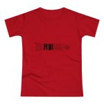 Camiseta mujer punto liso - Rojo - Flor de bardissa