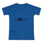 Camiseta mujer punto liso - Azul royal intenso - Flor de bardissa