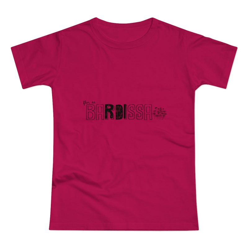 Camiseta mujer punto liso - Sorbete - Flor de bardissa