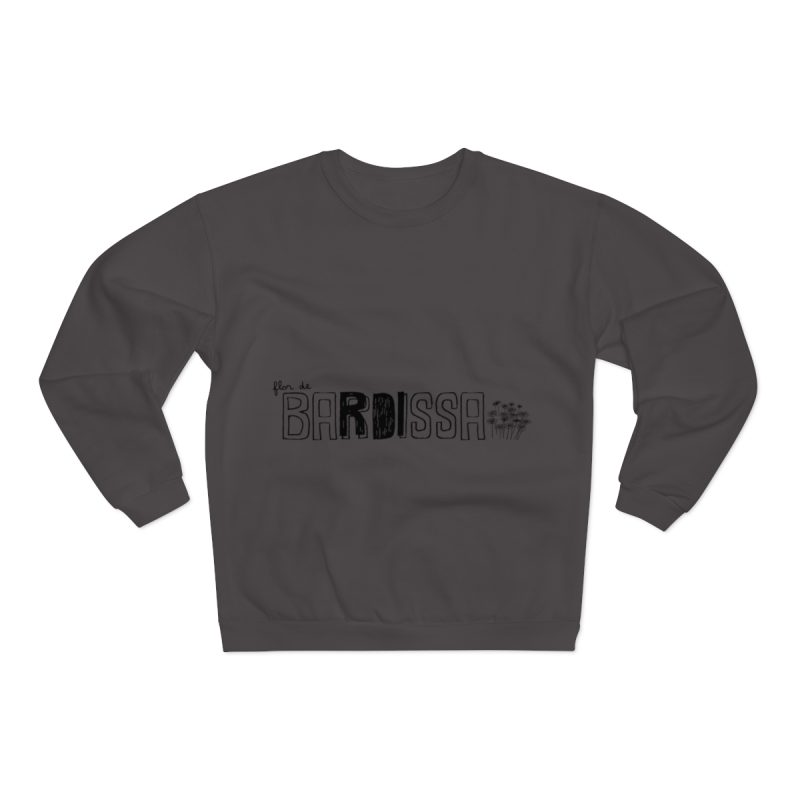 Sudadera cuello redondo premium - Antracita - Flor de bardissa Sudadera cuello redondo premium - Antracita - Flor de bardissa