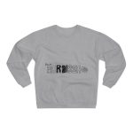 Sudadera cuello redondo premium - Gris jaspeado claro - Flor de bardissa Sudadera cuello redondo premium - Gris jaspeado claro - Flor de bardissa