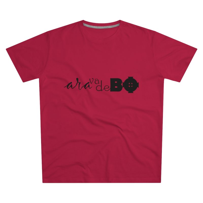 Camiseta hombre corte moderno - Rojo - Camiseta unisex «Ara va de BÓ»